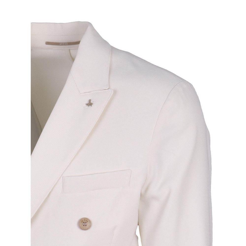 AT.P.CO White Polyester Blazer - Hilstor