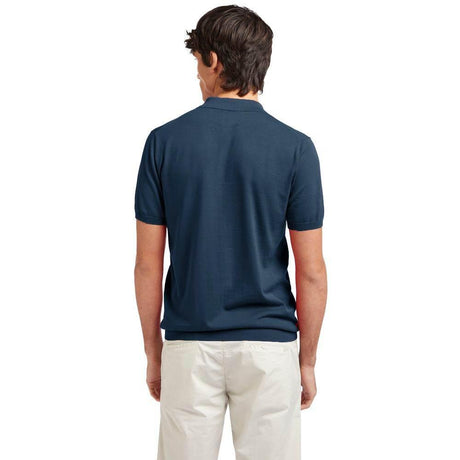 AT.P.CO Blue Cotton Polo Shirt - Hilstor