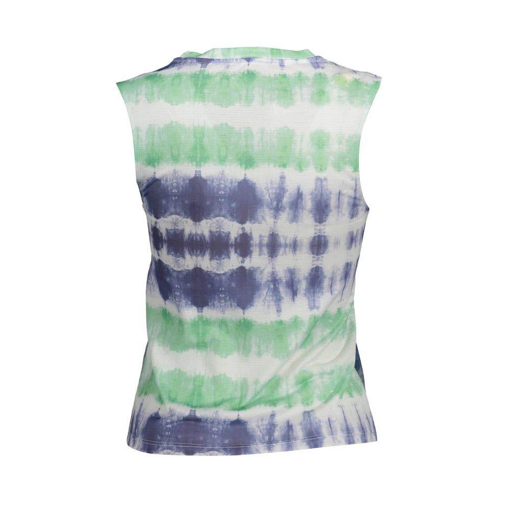 Desigual Light Blue Polyester Women Top - Hilstor