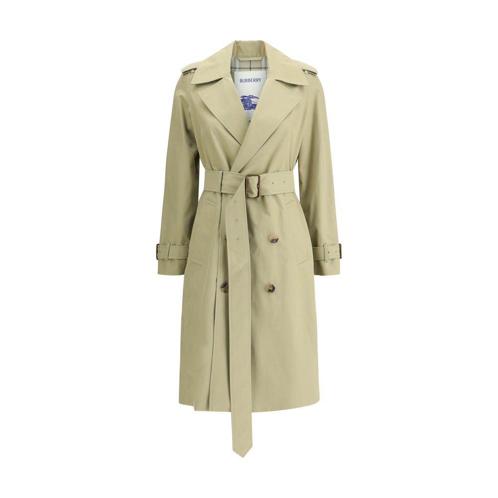 Burberry Cotton Trench Coat - Hilstor