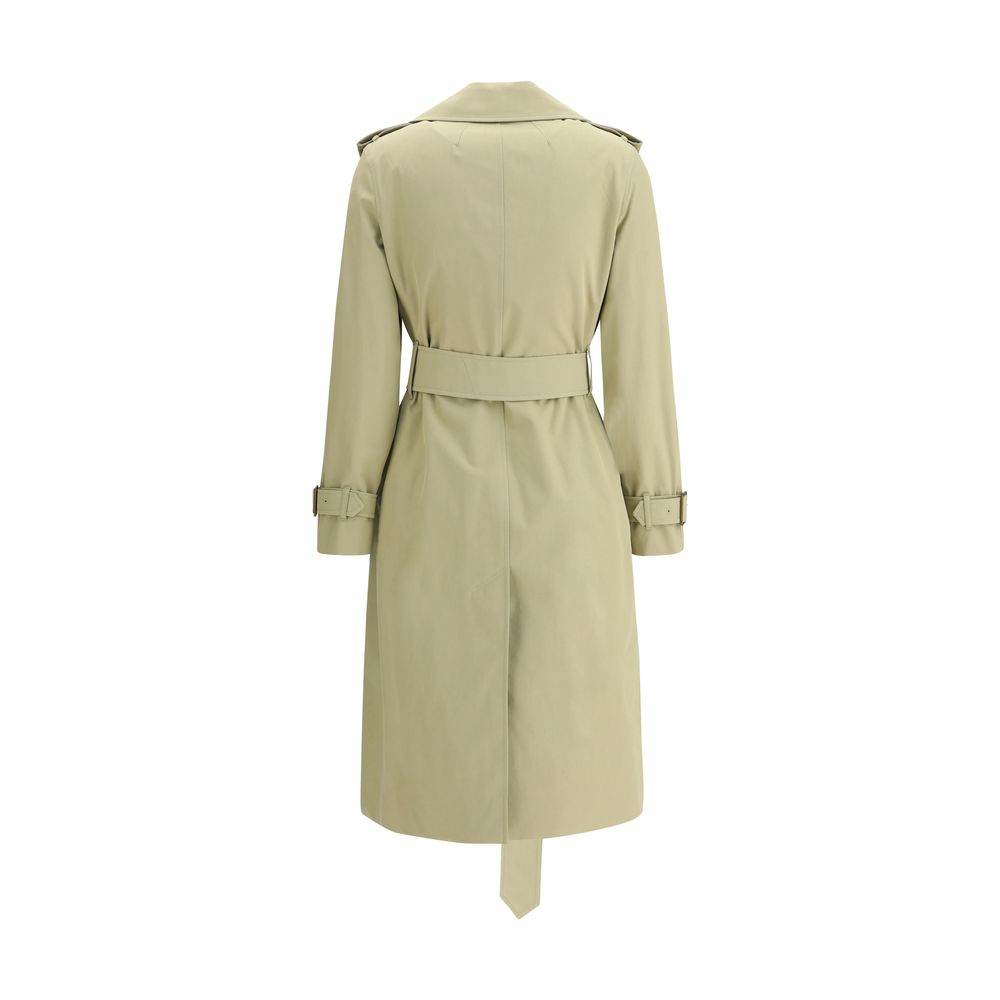 Burberry Cotton Trench Coat - Hilstor