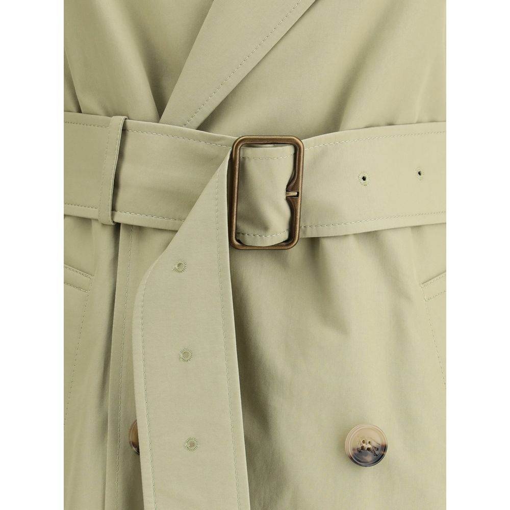 Burberry Cotton Trench Coat - Hilstor