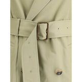 Burberry Cotton Trench Coat - Hilstor
