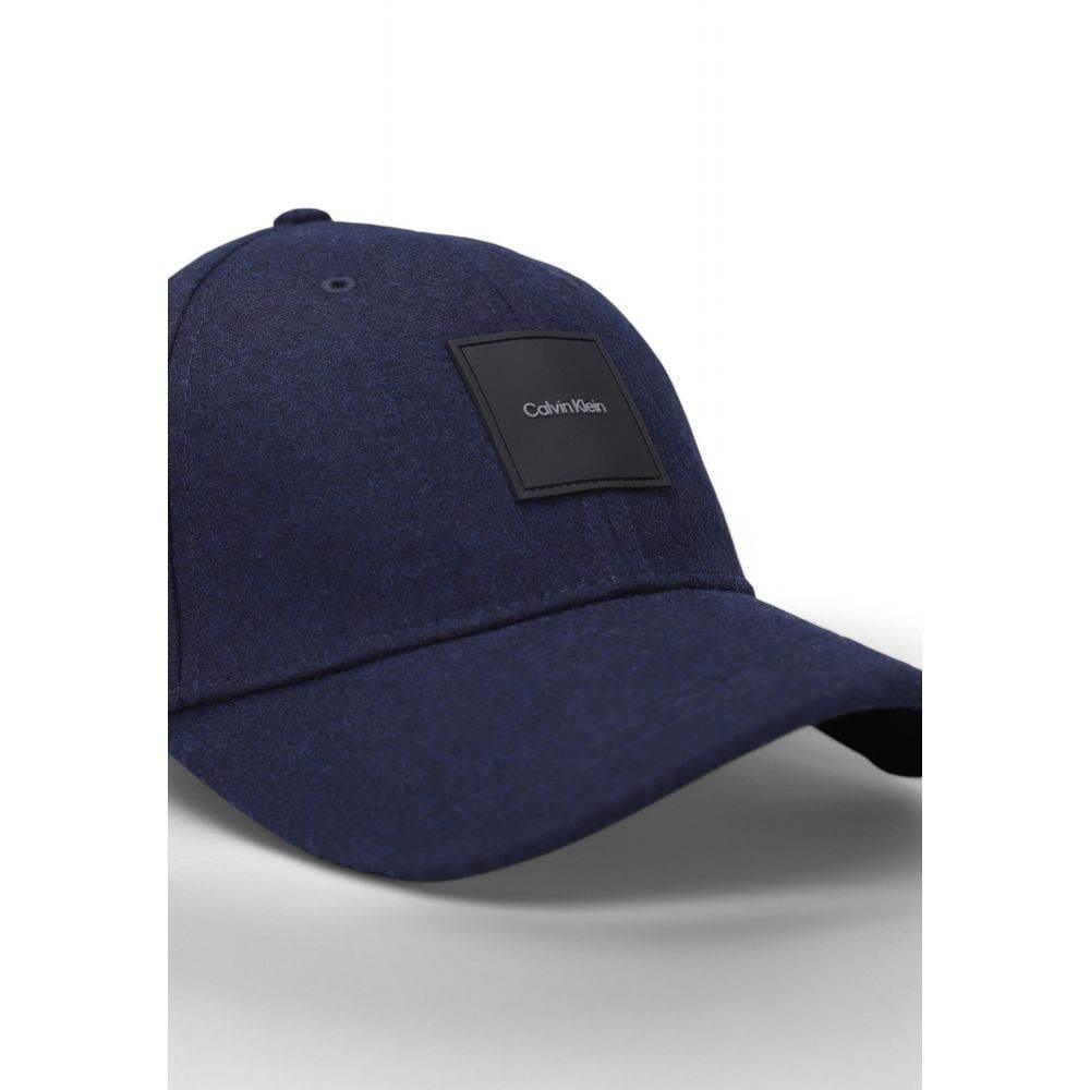 Calvin Klein Blue Wool Caps Baseball Hat - Hilstor
