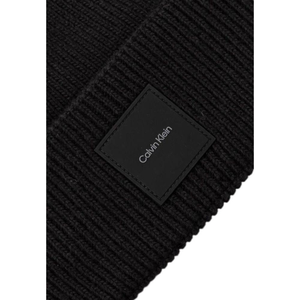 Calvin Klein Black Organic Cotton Hats & Cap - Hilstor