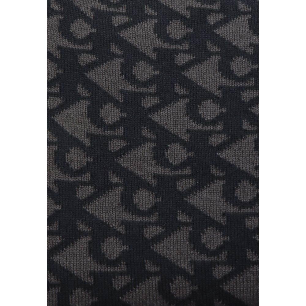 Calvin Klein Jeans Black Recycled Polyester Scarf - Hilstor