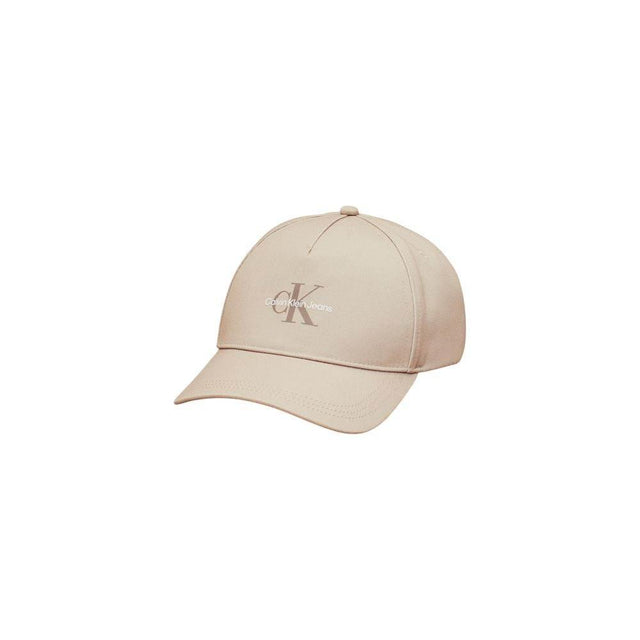 Calvin Klein Jeans Beige Recycled Polyester Caps Baseball Hat - Hilstor