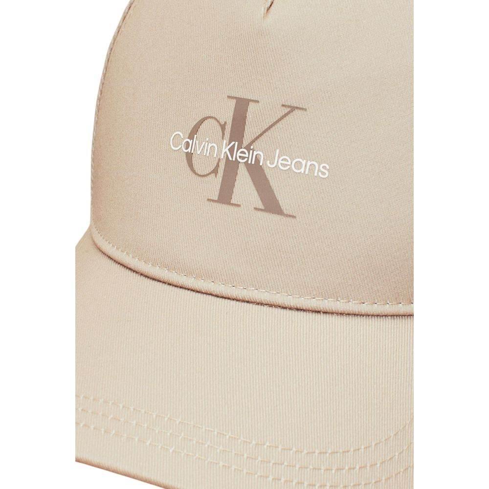 Calvin Klein Jeans Beige Recycled Polyester Caps Baseball Hat - Hilstor