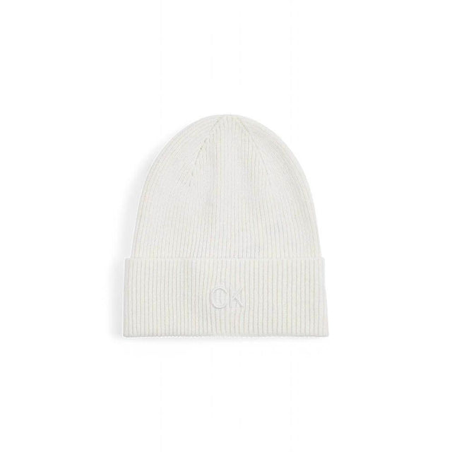 Calvin Klein White Organic Cotton Hat - Hilstor
