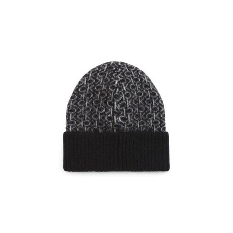 Calvin Klein Black Alpaca Leather Hat - Hilstor