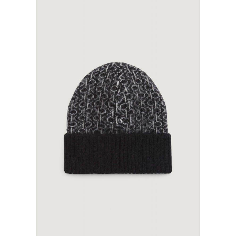 Calvin Klein Black Alpaca Leather Hat - Hilstor