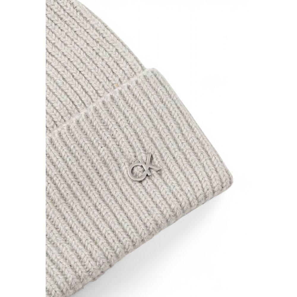 Calvin Klein Gray Wool Hat - Hilstor