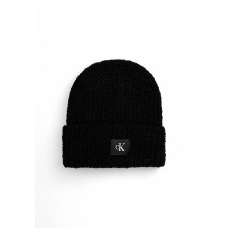 Calvin Klein Jeans Black Acrylic Hat - Hilstor
