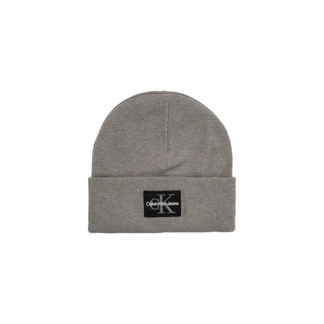 Calvin Klein Jeans Gray Cotton Caps Baseball Hat - Hilstor