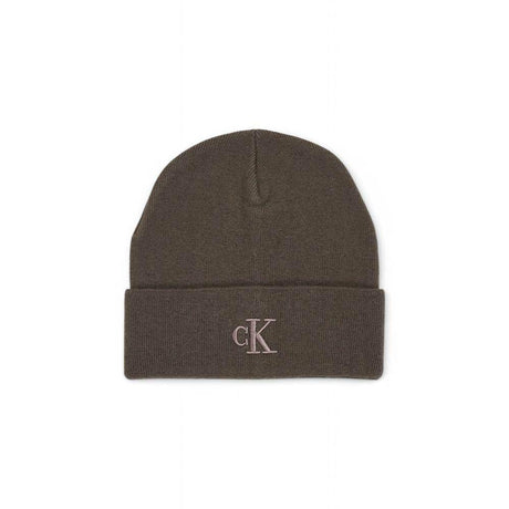 Calvin Klein Jeans Brown Wool Caps Baseball Hat - Hilstor