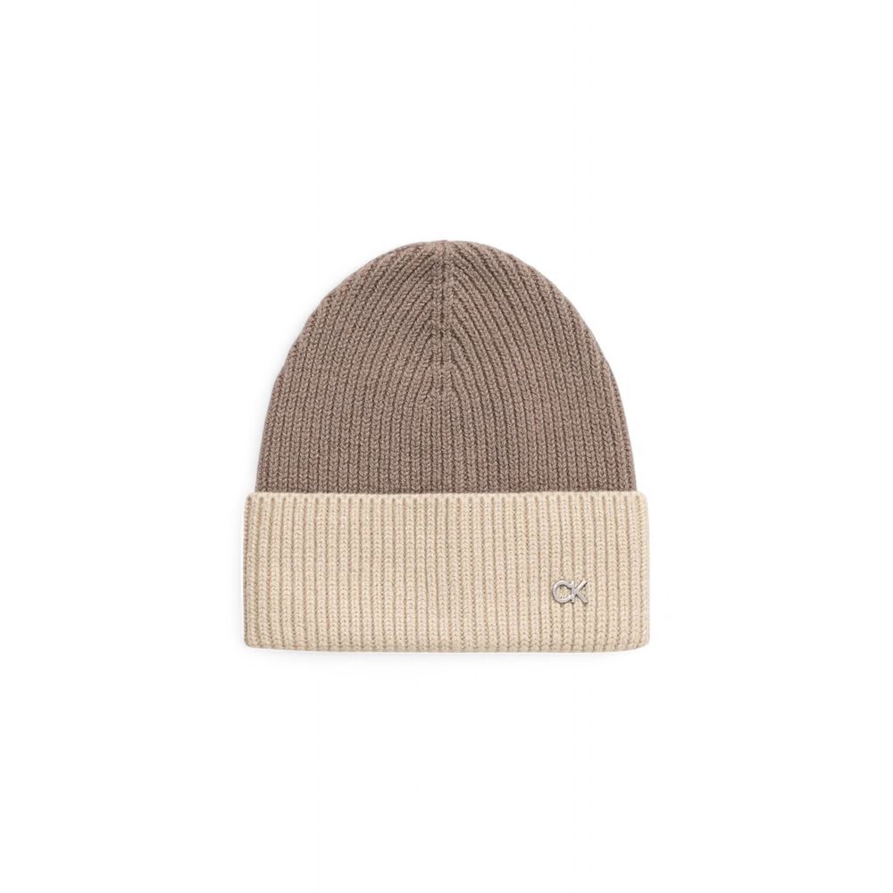 Calvin Klein beige uldhat
