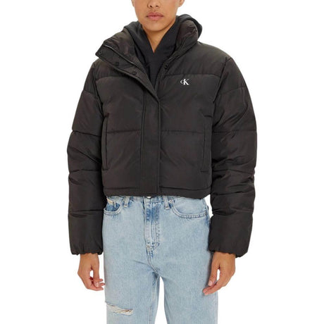 Calvin Klein Jeans Black Polyester Jackets & Coat - Hilstor