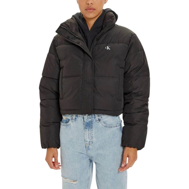 Calvin Klein Jeans Black Polyester Jackets & Coat - Hilstor