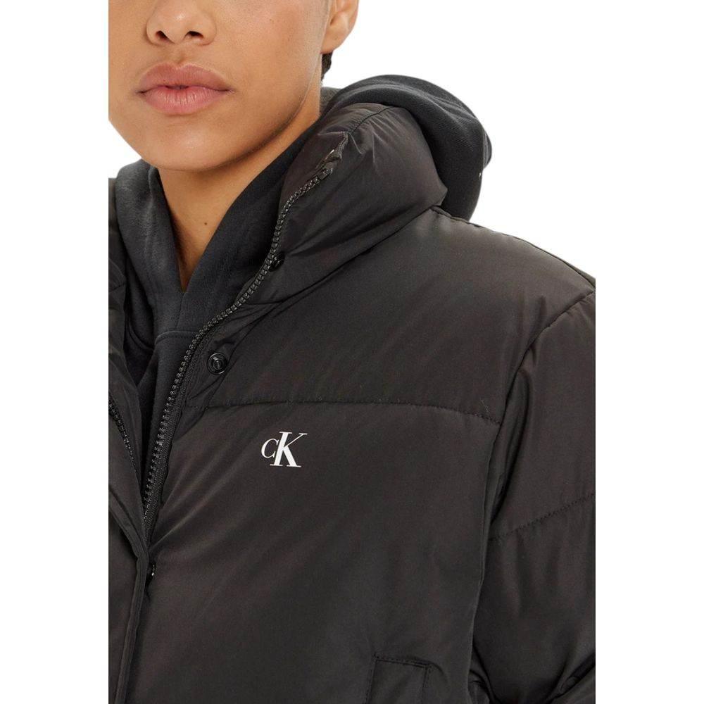 Calvin Klein Jeans Black Polyester Jackets & Coat - Hilstor