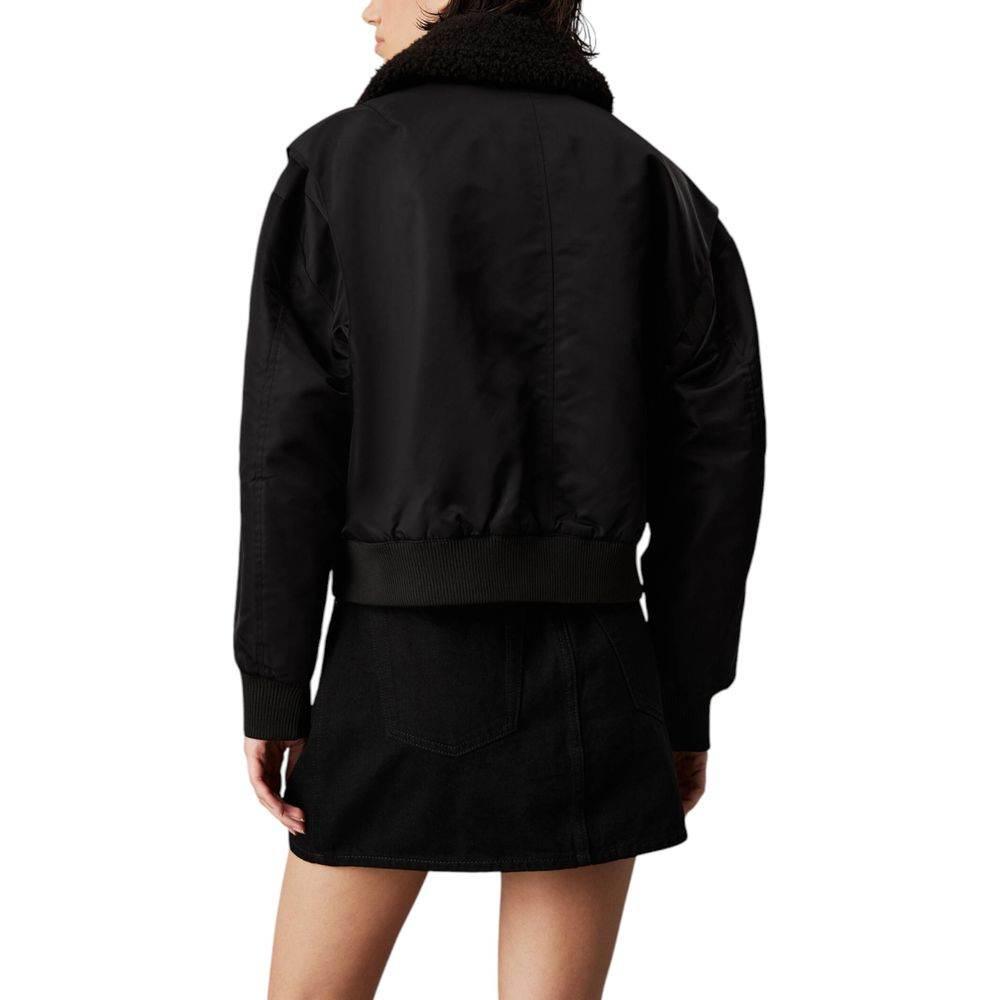 Calvin Klein Jeans Black Polyester Jackets & Coat - Hilstor