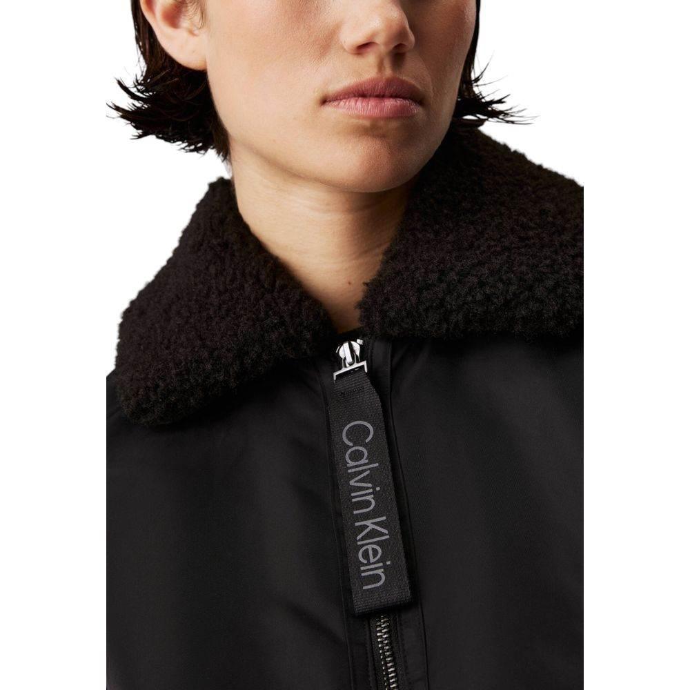 Calvin Klein Jeans Black Polyester Jackets & Coat - Hilstor