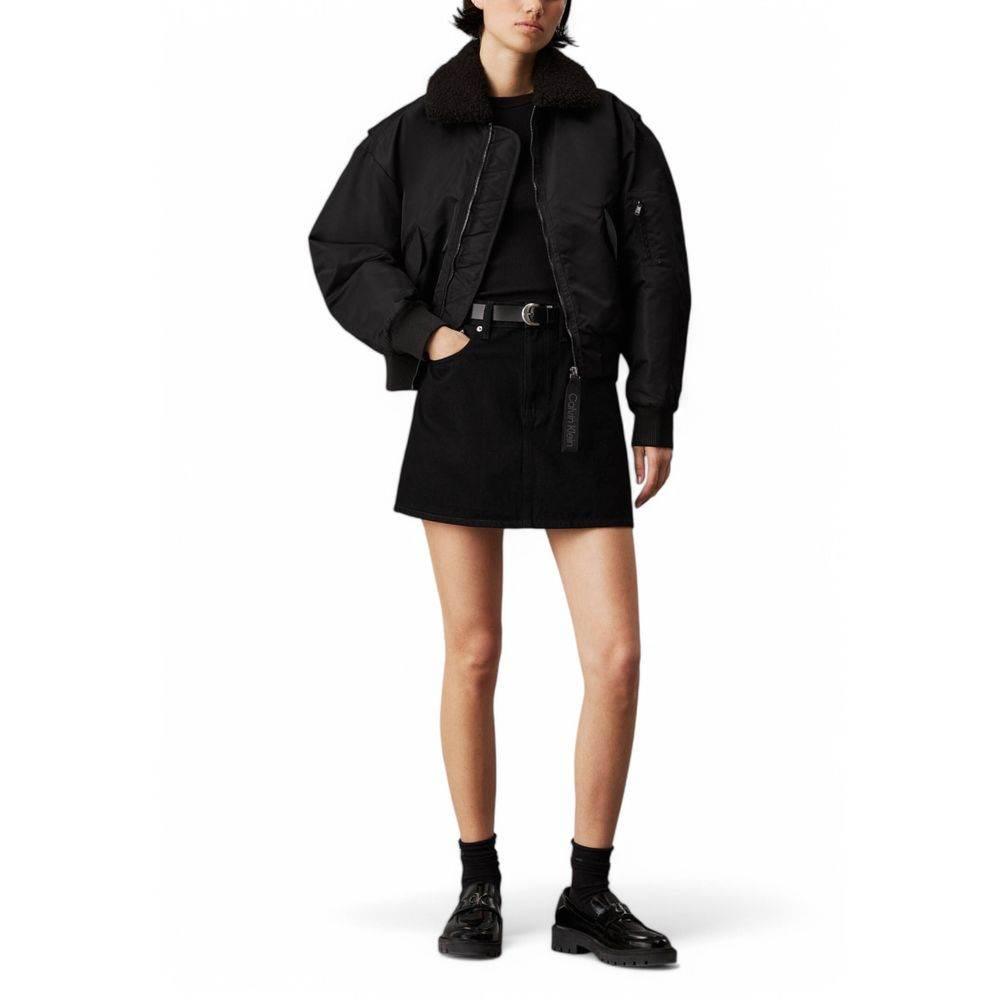 Calvin Klein Jeans Black Polyester Jackets & Coat - Hilstor