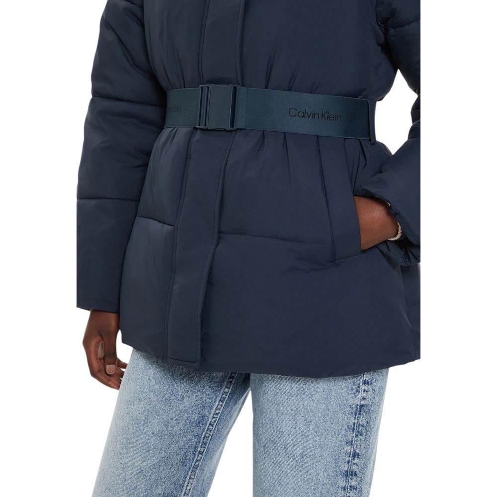 Calvin Klein Jeans Blue Nylon Jackets & Coat - Hilstor