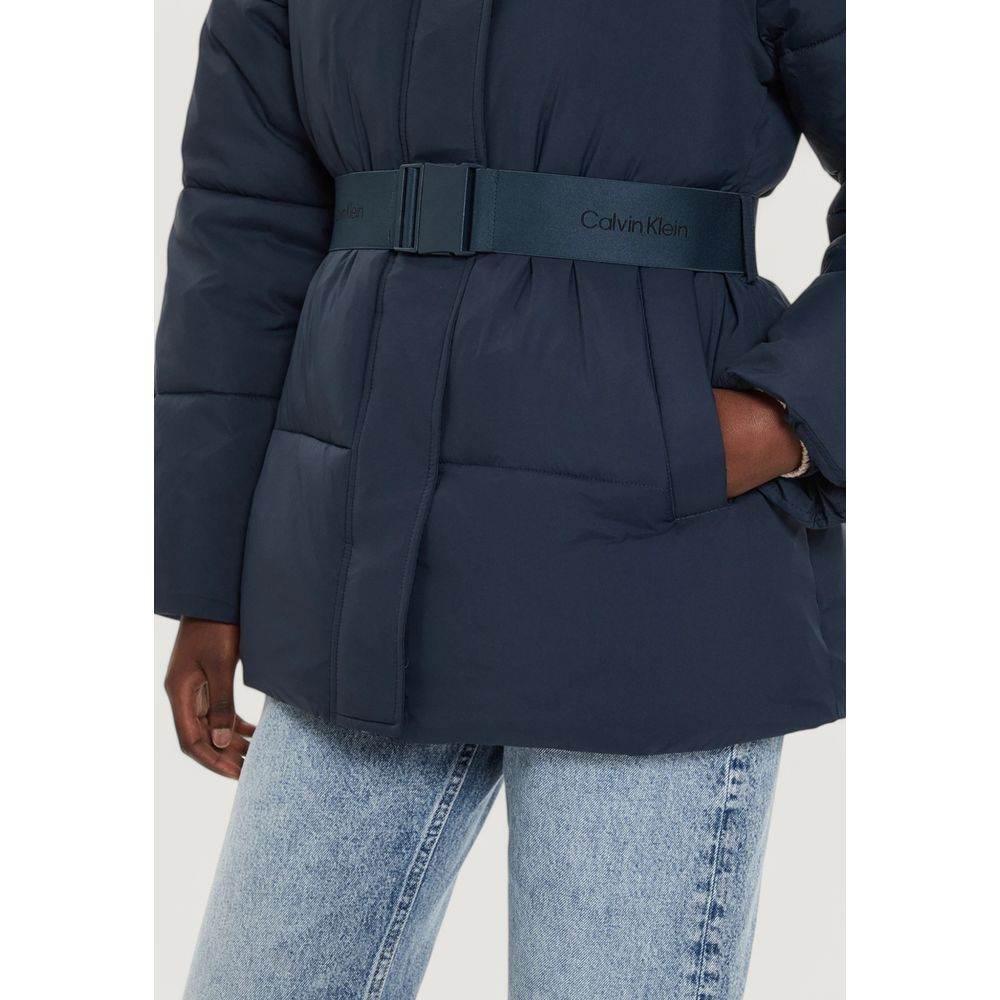Calvin Klein Jeans Blue Nylon Jackets & Coat - Hilstor