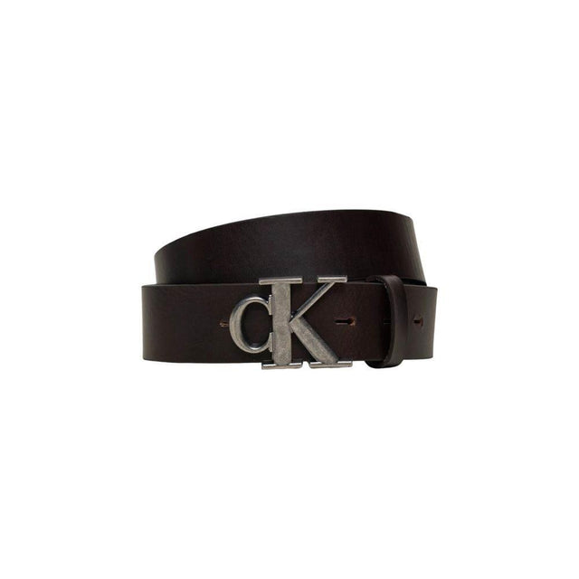 Calvin Klein Jeans Brown Leather Belt - Hilstor