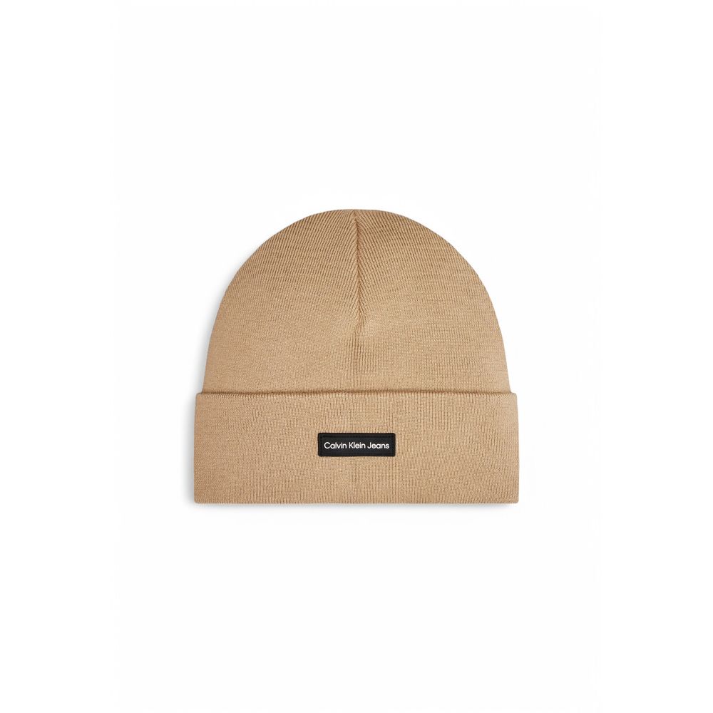Calvin Klein Beige Genbrugspolyester Hatte & Kasket