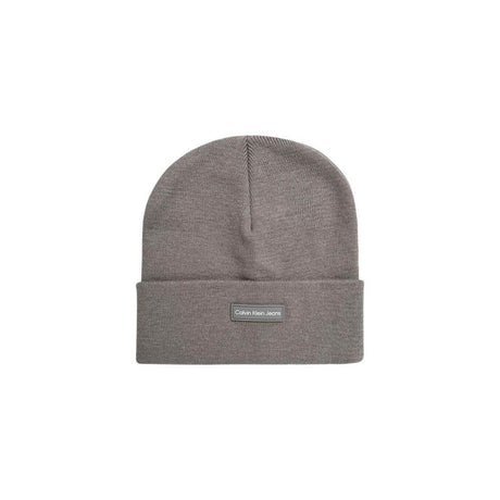 Calvin Klein Jeans Gray Recycled Polyester Hat - Hilstor