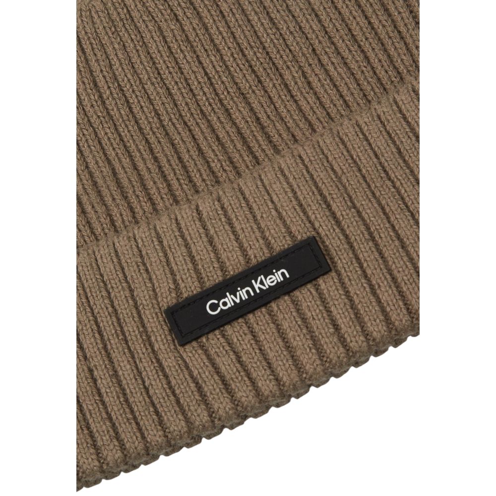Calvin Klein Beige Hatte og kasket i økologisk bomuld