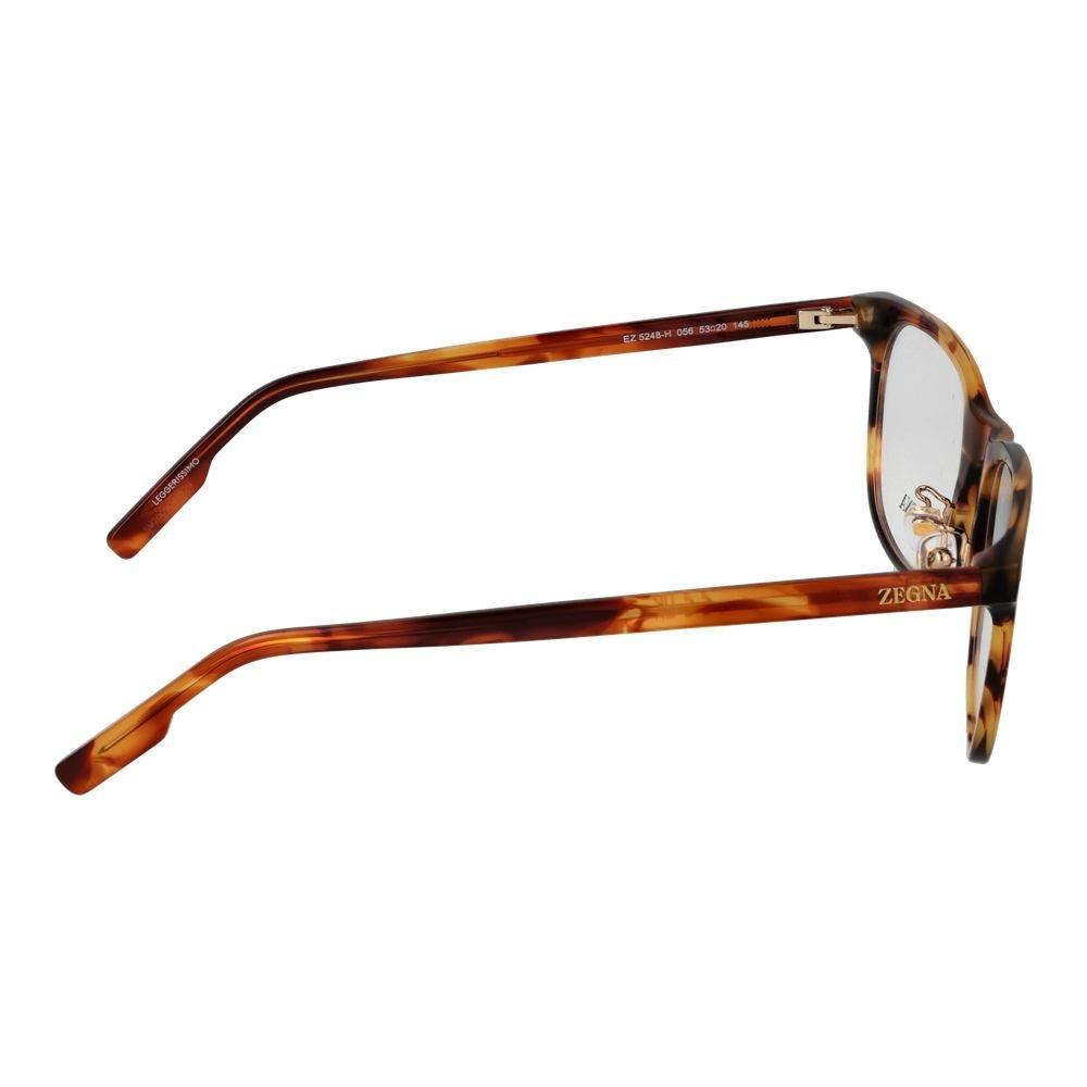 Ermenegildo Zegna Brown Men Optical Frames - Hilstor