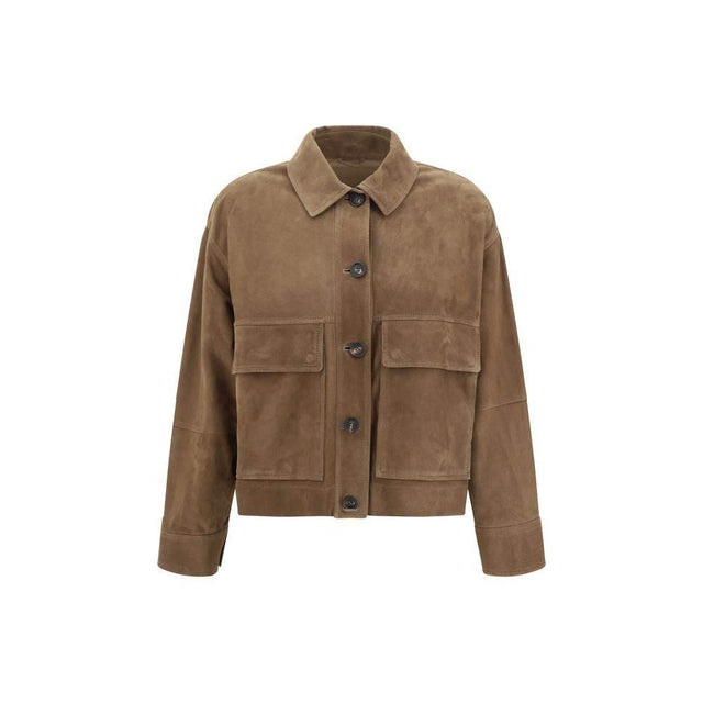 Brunello Cucinelli Suede Jacket - Hilstor