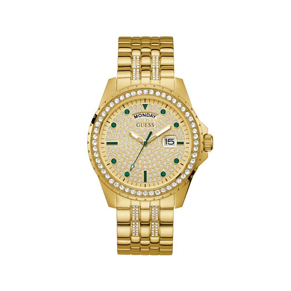 Guess Gold Stainless Steel Watch - Hilstor