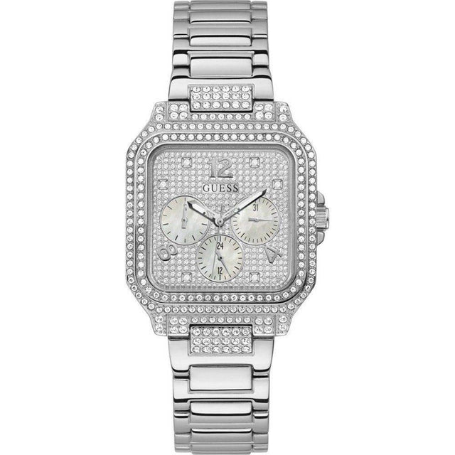 Guess Gray Stainless Steel Watch - Hilstor