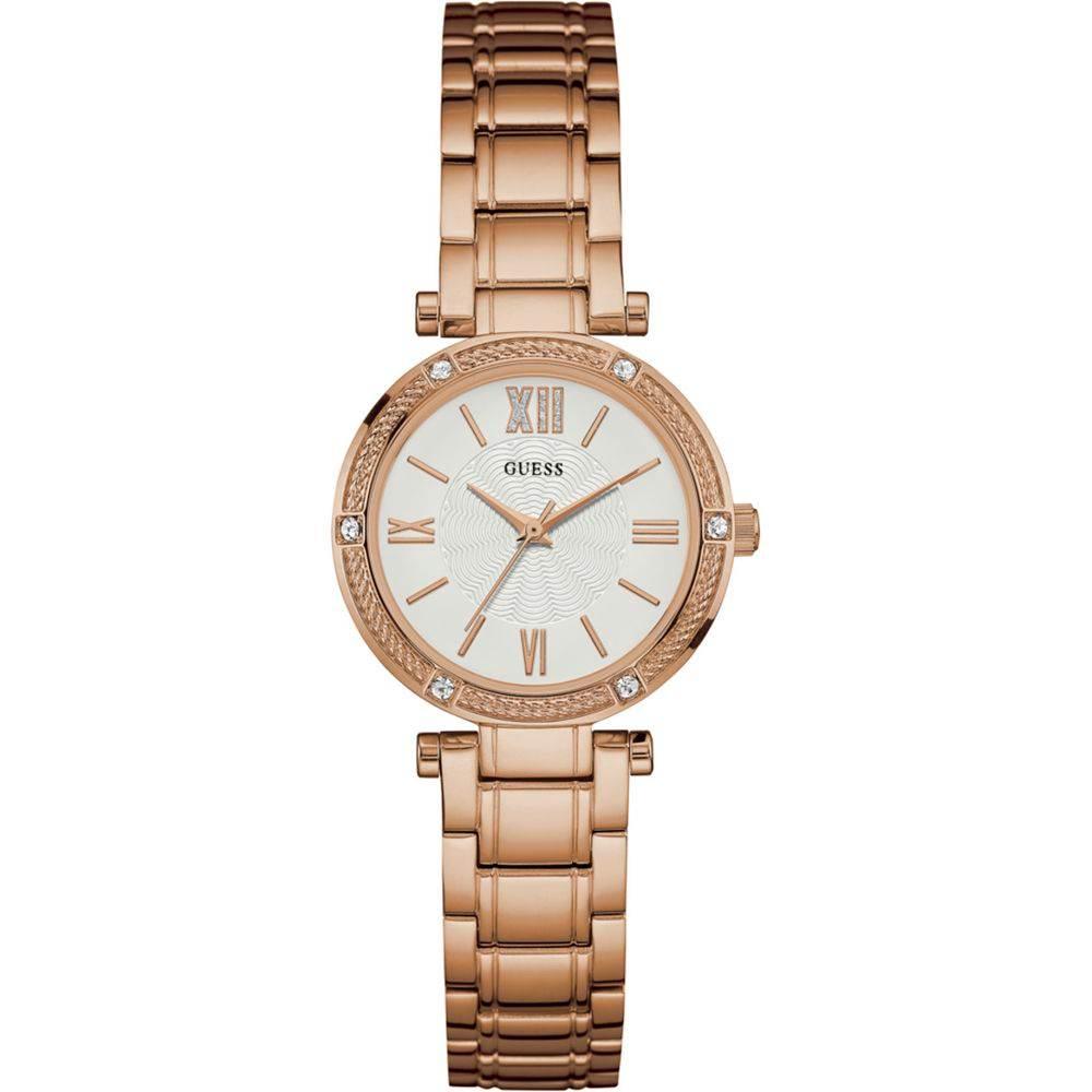 Guess Rose Gold Steel Watch - Hilstor