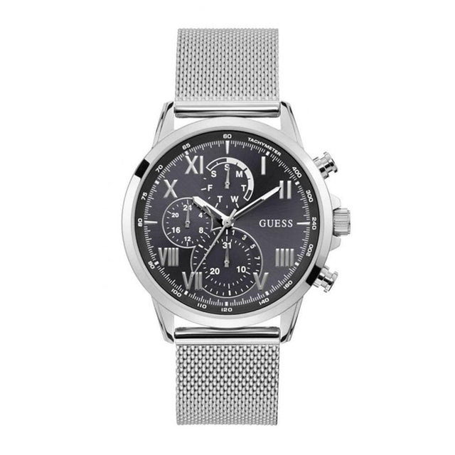 Guess Gray Stainless Steel Watch - Hilstor