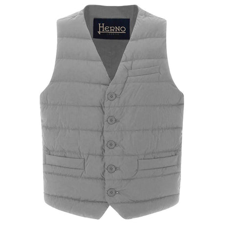Herno Gray Nylon Vest - Hilstor