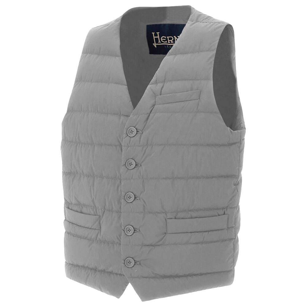 Herno Gray Nylon Vest - Hilstor