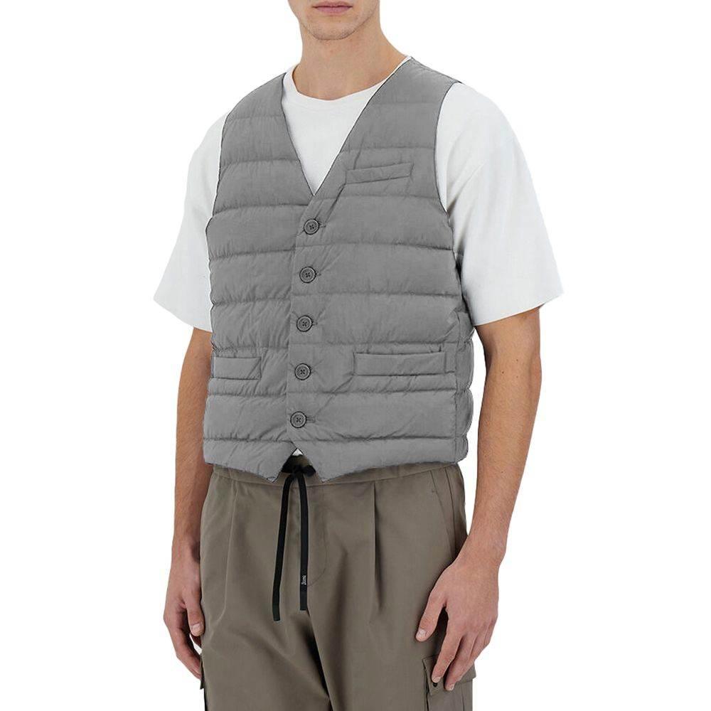 Herno Gray Nylon Vest - Hilstor
