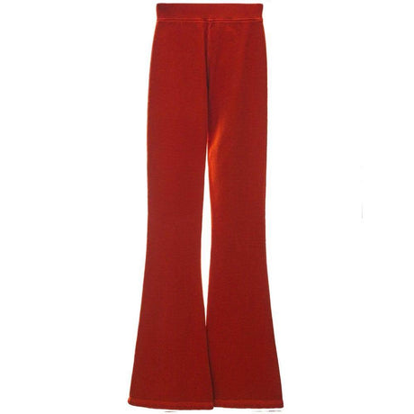Dsquared² Red Cotton Flared Pant - Hilstor