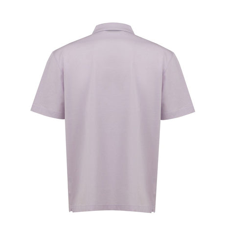 Canali Purple Cotton Polo Shirt