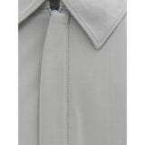 Corneliani grå polyamid poloshirt