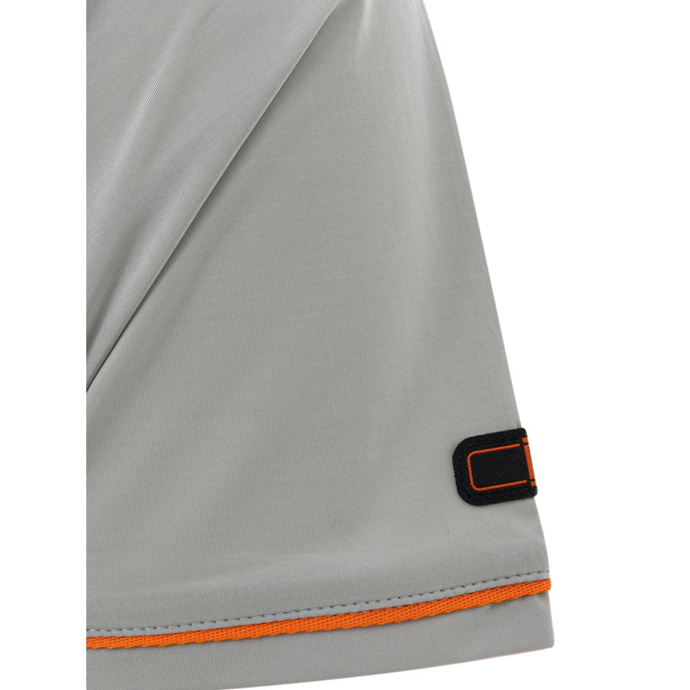 Corneliani grå polyamid poloshirt