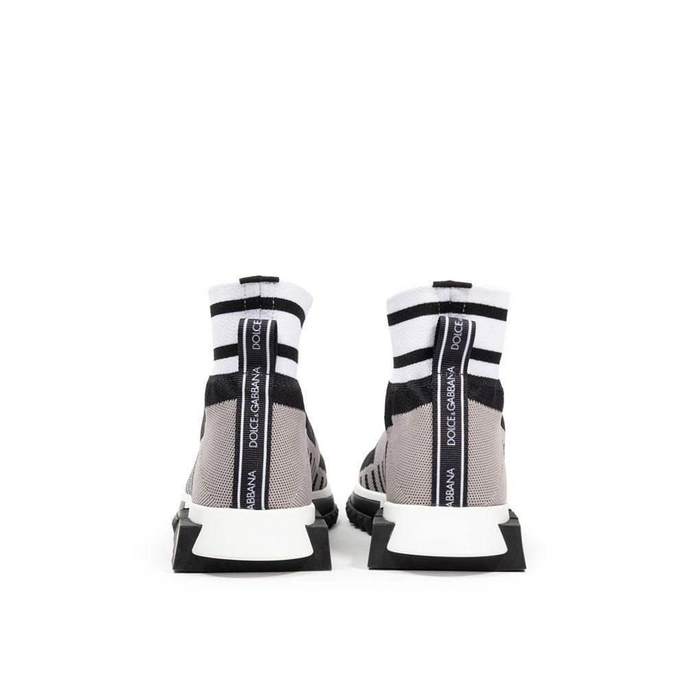 Dolce & Gabbana Black Fabric Sneaker - Hilstor