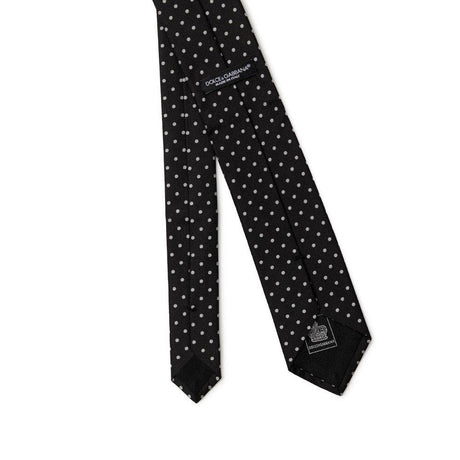 Dolce & Gabbana Black Silk Ties & Bowty - Hilstor