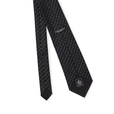 Dolce & Gabbana Black Silk Ties & Bowty - Hilstor