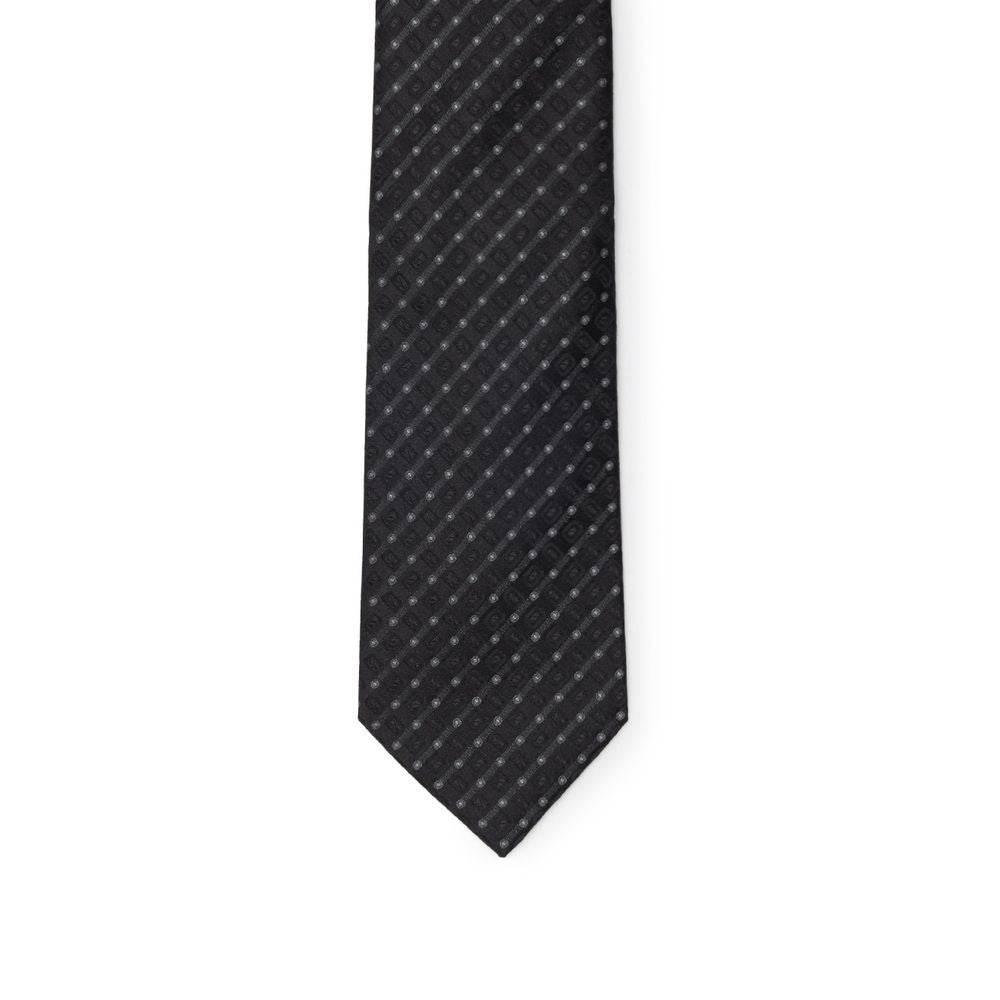Dolce & Gabbana Black Silk Ties & Bowty - Hilstor