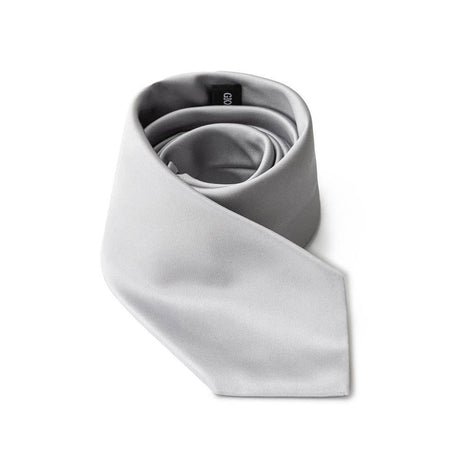 Giorgio Armani Silver Silk Ties & Bowty - Hilstor